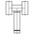 Deflektor typu "H" SWR Ø 150mm ocynk