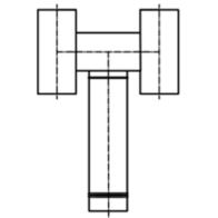 Deflektor typu "H" SWR Ø 120mm ocynk