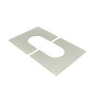 SK Osłona przejścia przez ścianę/strop dwuczęściowa Ø wewn. 80 mm / Ø zewn. 125 mm