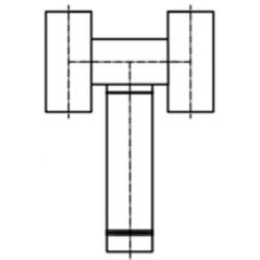 Deflektor typu "H" SWR Ø 150mm ocynk