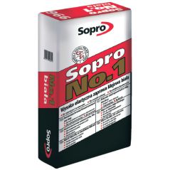 SOPRO No.1 (996) wysokoelastyczna zaprawa klejowa biała (S1), 25 kg