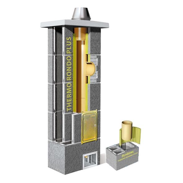 System Kominowy Ceramiczny SCHIEDEL Thermo Rondo Plus Ø 180mm z wentylacją 2-kanałową