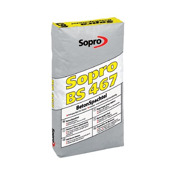 SOPRO szpachla do betonu BS 467, 25 kg