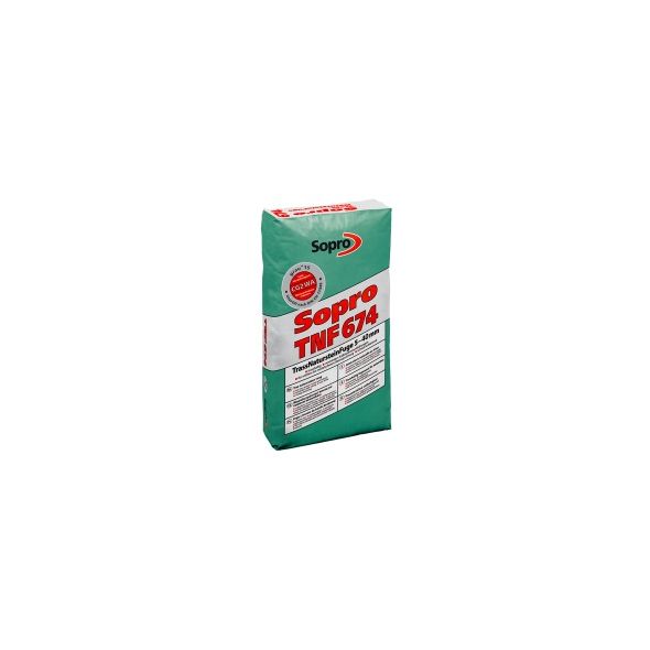 SOPRO fuga TNF z trasem do kamienia naturalnego 5 – 40 mm, kolor antracyt /676/, 25 kg